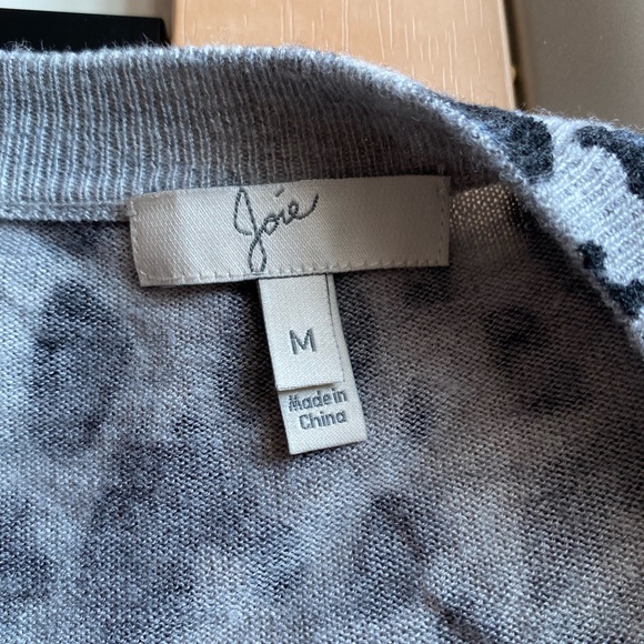 Joie | Leopard Animal Print Sweater - Picture 6 of 6